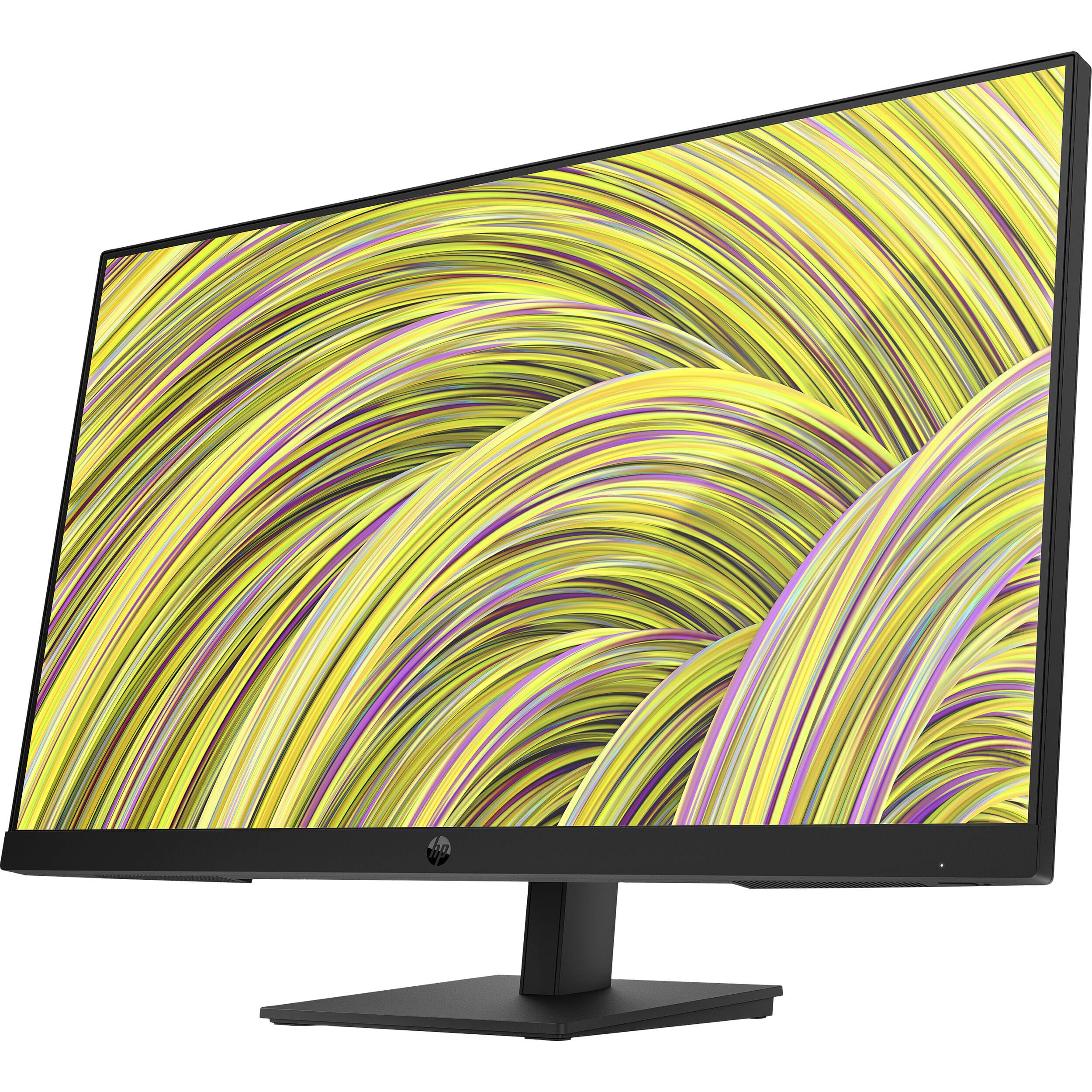 Hp 27    Fhd Ips (1920X1080) Monitor Bundle With Docztorm Dock, 75Hz Display, 1 Hdmi 1.4, 1 Display Port 1.2, 1 Vga, Anti-Glare,